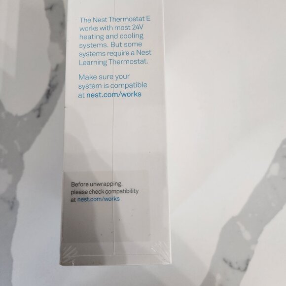 NEST THERMOSTAT E PROGRAMMABLE SMART THERMOSTAT FOR HOME - Picture 3 of 4